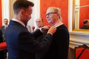 The awarding of employees of the Medical University of Bialystok The awarding of employees of the Medical University of Bialystok