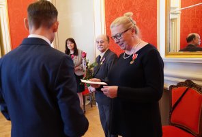 The awarding of employees of the Medical University of Bialystok The awarding of employees of the Medical University of Bialystok