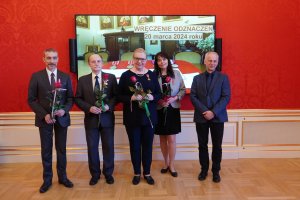 The awarding of employees of the Medical University of Bialystok The awarding of employees of the Medical University of Bialystok