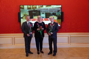 The awarding of employees of the Medical University of Bialystok The awarding of employees of the Medical University of Bialystok