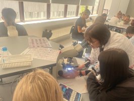 Klasa patronacka bada próbki krwi i szpiku w Zakładzie Diagnostyki Hematologicznej UMB Klasa patronacka bada próbki krwi i szpiku w Zakładzie Diagnostyki Hematologicznej UMB