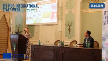 1st MUB International Staff Week już za nami!