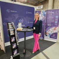 Reprezentantka UMB promuje uczelnię na targach w Bergen w Norwegii 