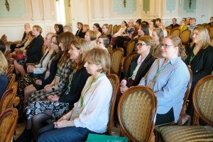 Bibliotekarze w Pałacu Branickich