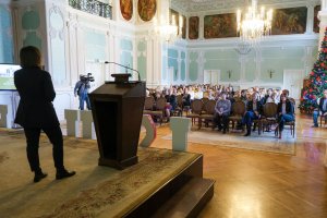 Bibliotekarze w Pałacu Branickich