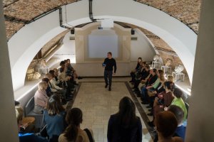 Bibliotekarze w Pałacu Branickich