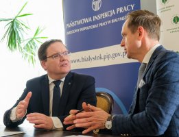 Uniwersytet Medyczny w Białymstoku podpisał umowę o współpracy z Państwową Inspekcją Pracy