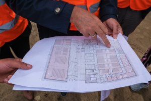 Wizyta na budowie „Abecadła Medycyny” Wizyta na budowie „Abecadła Medycyny”