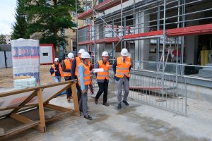 Wizyta na budowie „Abecadła Medycyny” Wizyta na budowie „Abecadła Medycyny”