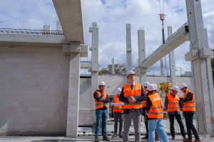 Wizyta na budowie „Abecadła Medycyny” Wizyta na budowie „Abecadła Medycyny”