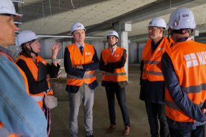 Wizyta na budowie „Abecadła Medycyny” Wizyta na budowie „Abecadła Medycyny”