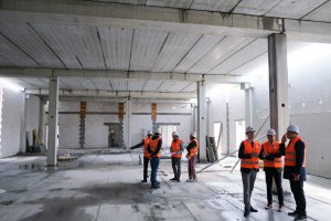 Wizyta na budowie „Abecadła Medycyny” Wizyta na budowie „Abecadła Medycyny”