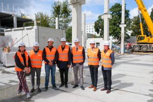 Wizyta na budowie „Abecadła Medycyny” Wizyta na budowie „Abecadła Medycyny”