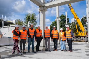 Wizyta na budowie „Abecadła Medycyny” Wizyta na budowie „Abecadła Medycyny”