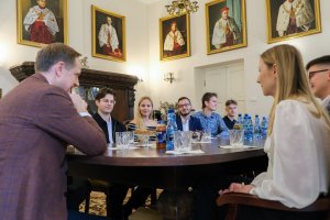 Spotkanie Rektora z Parlamentem Studentów UMB