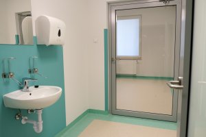 E2 - z wizytą medialną w nowych przestrzeniach szpitalnych przy ul. Żurawiej