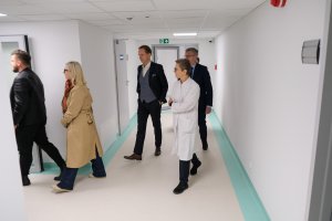 E2 - z wizytą medialną w nowych przestrzeniach szpitalnych przy ul. Żurawiej