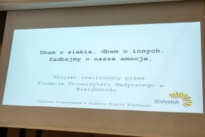 Poradź sobie z emocjami – projekt Fundacji UMB