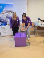 Światowy Dzień Wcześniaka w USK. Szpital podświetlono na fioletowo Światowy Dzień Wcześniaka w USK. Szpital podświetlono na fioletowo