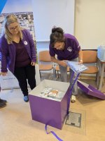 Światowy Dzień Wcześniaka w USK. Szpital podświetlono na fioletowo Światowy Dzień Wcześniaka w USK. Szpital podświetlono na fioletowo