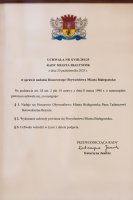 Dr Tadeusz Borowski-Beszta Honorowym Obywatelem Białegostoku