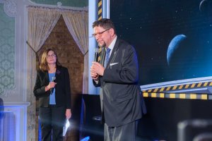 Kosmos inspiracji. Wizyta polskiego astronauty dr. Sławosza Uznańskiego-Wiśniewskiego w UMB