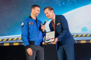 Kosmos inspiracji. Wizyta polskiego astronauty dr. Sławosza Uznańskiego-Wiśniewskiego w UMB