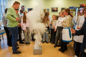 Kosmos inspiracji. Wizyta polskiego astronauty dr. Sławosza Uznańskiego-Wiśniewskiego w UMB