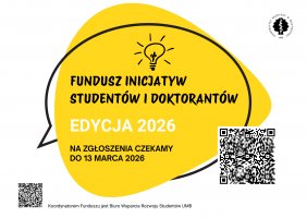 Fundusz Inicjatyw Studentów i Doktorantów UMB EDYCJA 2026