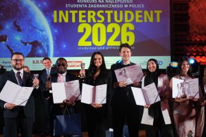 Nagroda Interstudent 2026 dla studentki UMB podczas konferencji Study in Poland!