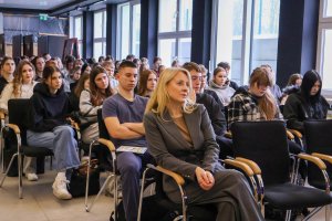 Spotkanie z młodzieżą z Zespołu Szkół w Sokółce w ramach projektu DropStop