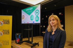 Spotkanie z młodzieżą z Zespołu Szkół w Sokółce w ramach projektu DropStop