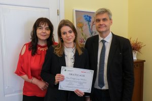 STER NAWA scholarship holders received diplomas from Vice-Rector Adrian Chabowski STER NAWA scholarship holders received diplomas from Vice-Rector Adrian Chabowski