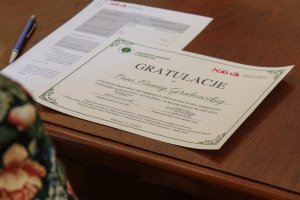 Stypendyści programu STER NAWA z dyplomami Stypendyści programu STER NAWA z dyplomami