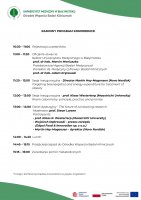 Konferencja „Metabolizm pod kontrolą: nowe możliwości badań klinicznych i medycyny spersonalizowanej” – zaproszenie