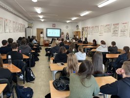 Spotkanie z uczniami III Liceum Ogólnokształcącego w Suwałkach