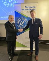Dr Piotr Sielatycki z USK Prezesem Okręgowej Izby Lekarskiej w Białymstoku