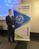 Dr Piotr Sielatycki z USK Prezesem Okręgowej Izby Lekarskiej w Białymstoku