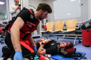 Symulacja trudnej akcji ratunkowej – dla studentów to ćwiczenia przed Mistrzostwami Polski