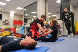 Symulacja trudnej akcji ratunkowej – dla studentów to ćwiczenia przed Mistrzostwami Polski