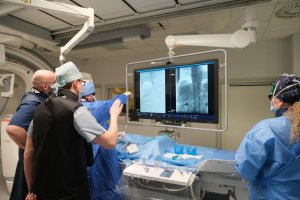 Zabieg chemoembolizacji wątroby w USK w Białymstoku