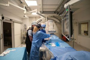 Zabieg chemoembolizacji wątroby w USK w Białymstoku