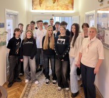 Choroba Alzheimera- dziś i jutro- wykład studenta UMB dla uczniów Zespołu Szkół Katolickich w Białymstoku