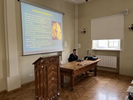 Choroba Alzheimera- dziś i jutro- wykład studenta UMB dla uczniów Zespołu Szkół Katolickich w Białymstoku