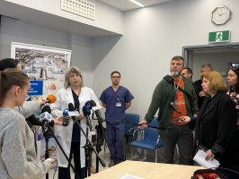 Lekarze z USK uratowali pacjenta z ciężkim urazem kręgosłupa szyjnego