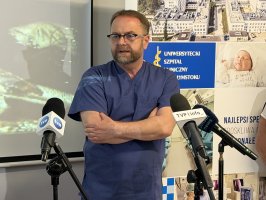 Lekarze z USK uratowali pacjenta z ciężkim urazem kręgosłupa szyjnego