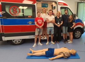 Trening pierwszej pomocy w Centrum Symulacji Medycznych Trening pierwszej pomocy w Centrum Symulacji Medycznych