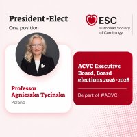 Prof. Agnieszka Tycińska wybrana na Prezydenta - Elekta ACVC Europejskiego Towarzystwa Kardiologicznego Prof. Agnieszka Tycińska wybrana na Prezydenta - Elekta ACVC Europejskiego Towarzystwa Kardiologicznego