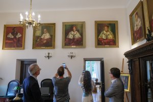Wnuk rektora prof. Jakuba Chlebowskiego z wizytą w UMB Wnuk rektora prof. Jakuba Chlebowskiego z wizytą w UMB
