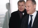 Premier Donald Tusk odwiedza budowę szpitala fot. Katarzyna Malinowska-Olczyk